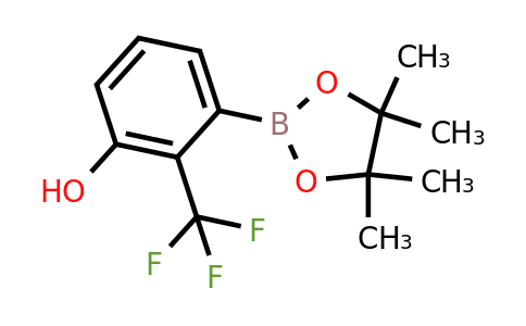 3-(4,4,5,5-Tetramethyl-1,3,2-dioxaborolan-2-YL)-2-(trifluoromethyl)phenol