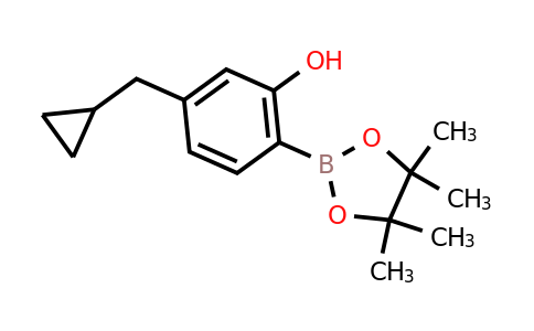 5-(Cyclopropylmethyl)-2-(4,4,5,5-tetramethyl-1,3,2-dioxaborolan-2-YL)phenol