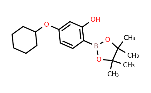5-(Cyclohexyloxy)-2-(4,4,5,5-tetramethyl-1,3,2-dioxaborolan-2-YL)phenol