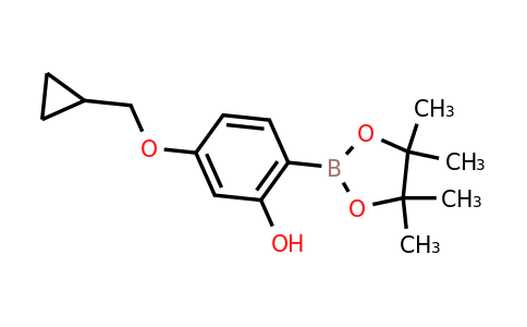 5-(Cyclopropylmethoxy)-2-(4,4,5,5-tetramethyl-1,3,2-dioxaborolan-2-YL)phenol