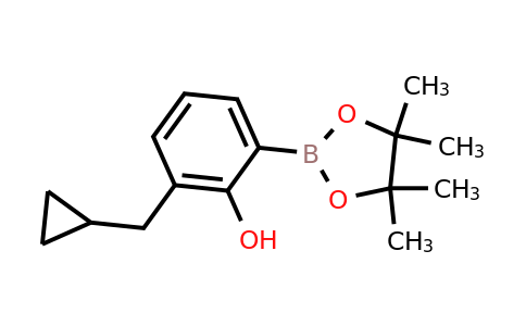 2-(Cyclopropylmethyl)-6-(4,4,5,5-tetramethyl-1,3,2-dioxaborolan-2-YL)phenol