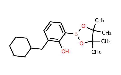 2-(Cyclohexylmethyl)-6-(4,4,5,5-tetramethyl-1,3,2-dioxaborolan-2-YL)phenol