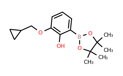 2-(Cyclopropylmethoxy)-6-(4,4,5,5-tetramethyl-1,3,2-dioxaborolan-2-YL)phenol