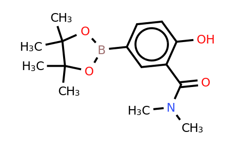 2-Hydroxy-N,n-dimethyl-5-(4,4,5,5-tetramethyl-1,3,2-dioxaborolan-2-YL)benzamide