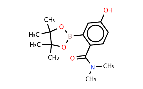 4-Hydroxy-N,n-dimethyl-2-(4,4,5,5-tetramethyl-1,3,2-dioxaborolan-2-YL)benzamide