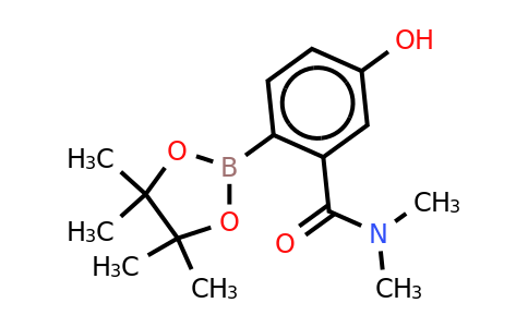 5-Hydroxy-N,n-dimethyl-2-(4,4,5,5-tetramethyl-1,3,2-dioxaborolan-2-YL)benzamide