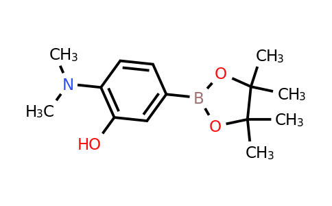 2-(Dimethylamino)-5-(4,4,5,5-tetramethyl-1,3,2-dioxaborolan-2-YL)phenol