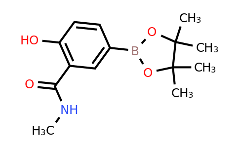 2-Hydroxy-N-methyl-5-(4,4,5,5-tetramethyl-1,3,2-dioxaborolan-2-YL)benzamide