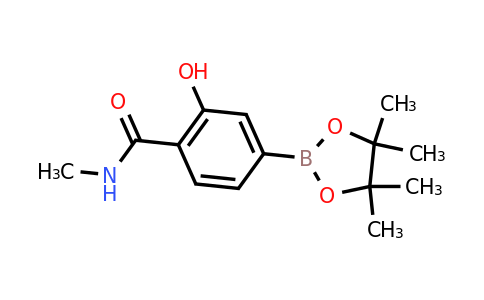 2-Hydroxy-N-methyl-4-(4,4,5,5-tetramethyl-1,3,2-dioxaborolan-2-YL)benzamide