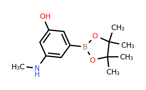 3-(Methylamino)-5-(4,4,5,5-tetramethyl-1,3,2-dioxaborolan-2-YL)phenol