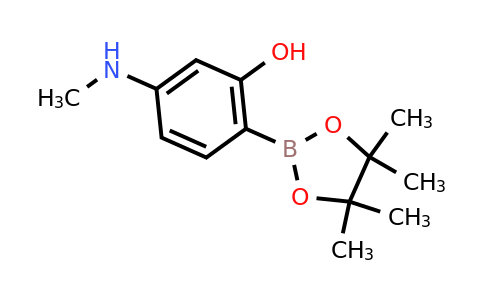 5-(Methylamino)-2-(4,4,5,5-tetramethyl-1,3,2-dioxaborolan-2-YL)phenol