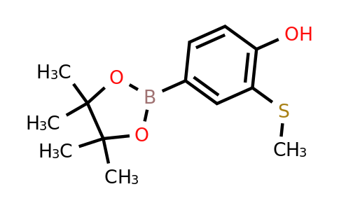 2-(Methylthio)-4-(4,4,5,5-tetramethyl-1,3,2-dioxaborolan-2-YL)phenol