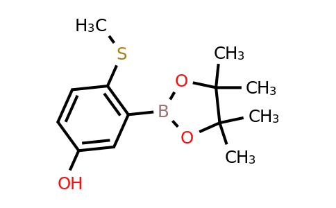 4-(Methylthio)-3-(4,4,5,5-tetramethyl-1,3,2-dioxaborolan-2-YL)phenol