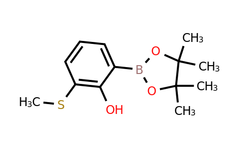 2-(Methylthio)-6-(4,4,5,5-tetramethyl-1,3,2-dioxaborolan-2-YL)phenol
