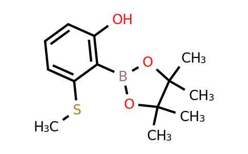 3-(Methylthio)-2-(4,4,5,5-tetramethyl-1,3,2-dioxaborolan-2-YL)phenol