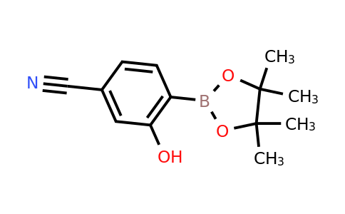 3-Hydroxy-4-(4,4,5,5-tetramethyl-1,3,2-dioxaborolan-2-YL)benzonitrile