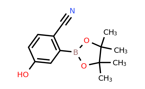 4-Hydroxy-2-(4,4,5,5-tetramethyl-1,3,2-dioxaborolan-2-YL)benzonitrile