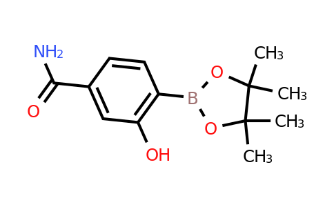 3-Hydroxy-4-(4,4,5,5-tetramethyl-1,3,2-dioxaborolan-2-YL)benzamide