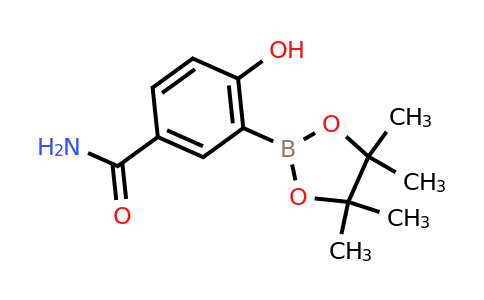 4-Hydroxy-3-(4,4,5,5-tetramethyl-1,3,2-dioxaborolan-2-YL)benzamide