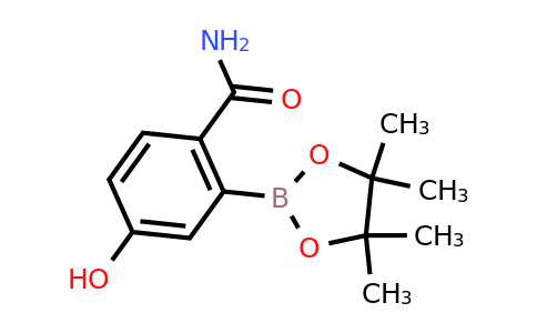 4-Hydroxy-2-(4,4,5,5-tetramethyl-1,3,2-dioxaborolan-2-YL)benzamide