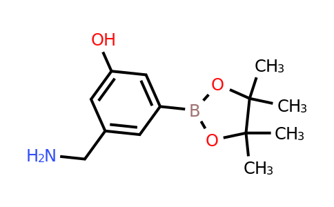 3-(Aminomethyl)-5-(4,4,5,5-tetramethyl-1,3,2-dioxaborolan-2-YL)phenol