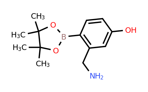 3-(Aminomethyl)-4-(4,4,5,5-tetramethyl-1,3,2-dioxaborolan-2-YL)phenol