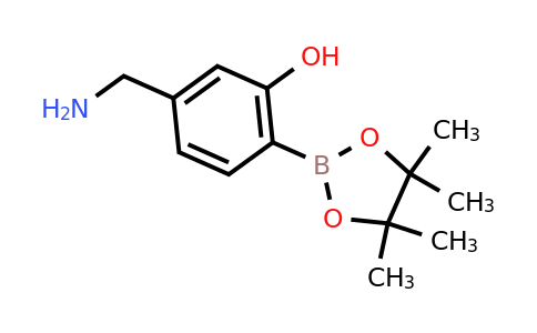 5-(Aminomethyl)-2-(4,4,5,5-tetramethyl-1,3,2-dioxaborolan-2-YL)phenol