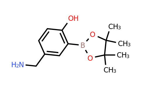 4-(Aminomethyl)-2-(4,4,5,5-tetramethyl-1,3,2-dioxaborolan-2-YL)phenol
