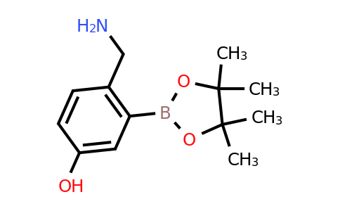 4-(Aminomethyl)-3-(4,4,5,5-tetramethyl-1,3,2-dioxaborolan-2-YL)phenol
