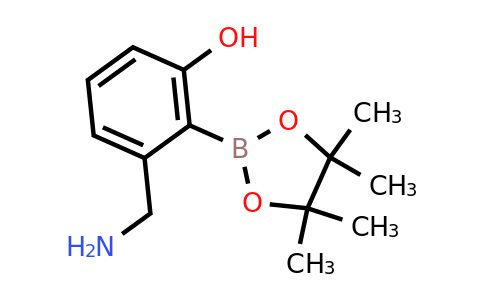 3-(Aminomethyl)-2-(4,4,5,5-tetramethyl-1,3,2-dioxaborolan-2-YL)phenol
