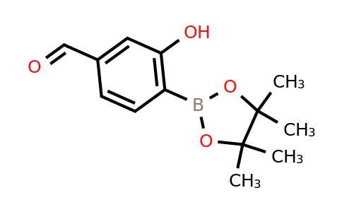 3-Hydroxy-4-(4,4,5,5-tetramethyl-1,3,2-dioxaborolan-2-YL)benzaldehyde