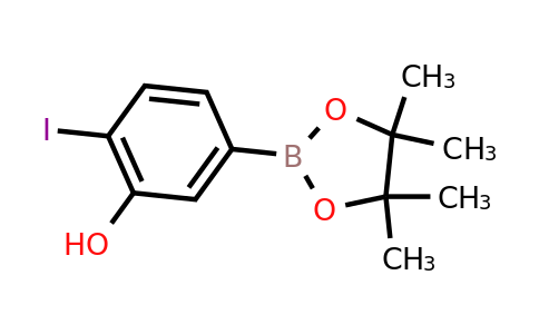 2-Iodo-5-(4,4,5,5-tetramethyl-1,3,2-dioxaborolan-2-YL)phenol