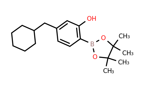 5-(Cyclohexylmethyl)-2-(4,4,5,5-tetramethyl-1,3,2-dioxaborolan-2-YL)phenol