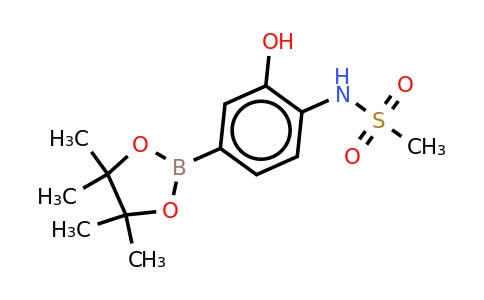 N-(2-hydroxy-4-(4,4,5,5-tetramethyl-1,3,2-dioxaborolan-2-YL)phenyl)methanesulfonamide