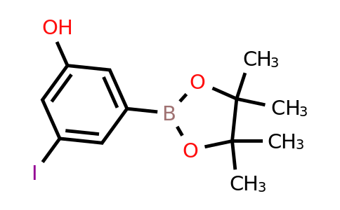 3-Iodo-5-(4,4,5,5-tetramethyl-1,3,2-dioxaborolan-2-YL)phenol