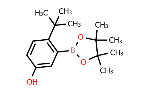 4-Tert-butyl-3-(4,4,5,5-tetramethyl-1,3,2-dioxaborolan-2-YL)phenol