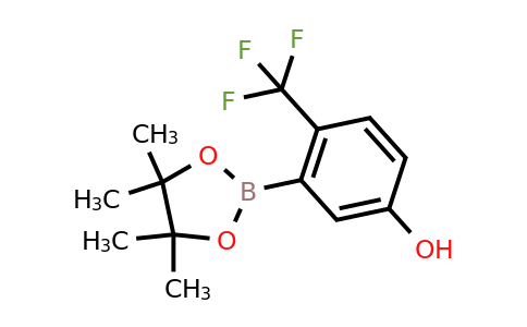 3-(4,4,5,5-Tetramethyl-1,3,2-dioxaborolan-2-YL)-4-(trifluoromethyl)phenol