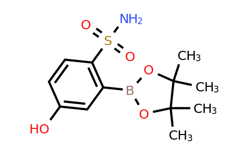 4-Hydroxy-2-(4,4,5,5-tetramethyl-1,3,2-dioxaborolan-2-YL)benzenesulfonamide