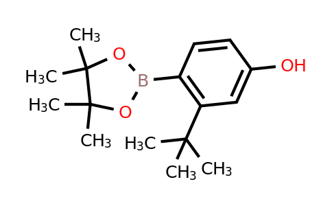 3-Tert-butyl-4-(4,4,5,5-tetramethyl-1,3,2-dioxaborolan-2-YL)phenol
