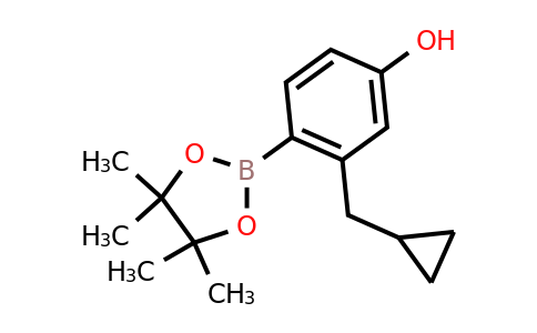 3-(Cyclopropylmethyl)-4-(4,4,5,5-tetramethyl-1,3,2-dioxaborolan-2-YL)phenol