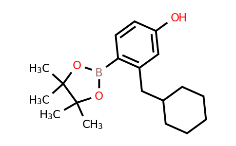 3-(Cyclohexylmethyl)-4-(4,4,5,5-tetramethyl-1,3,2-dioxaborolan-2-YL)phenol