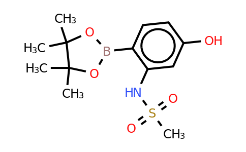 N-(5-hydroxy-2-(4,4,5,5-tetramethyl-1,3,2-dioxaborolan-2-YL)phenyl)methanesulfonamide