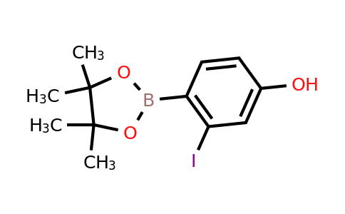 3-Iodo-4-(4,4,5,5-tetramethyl-1,3,2-dioxaborolan-2-YL)phenol