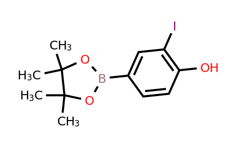 2-Iodo-4-(4,4,5,5-tetramethyl-1,3,2-dioxaborolan-2-YL)phenol