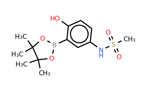 N-(4-hydroxy-3-(4,4,5,5-tetramethyl-1,3,2-dioxaborolan-2-YL)phenyl)methanesulfonamide