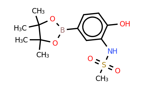 N-(2-hydroxy-5-(4,4,5,5-tetramethyl-1,3,2-dioxaborolan-2-YL)phenyl)methanesulfonamide