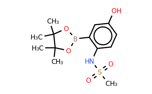 N-(4-hydroxy-2-(4,4,5,5-tetramethyl-1,3,2-dioxaborolan-2-YL)phenyl)methanesulfonamide