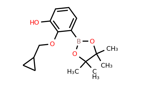 2-(Cyclopropylmethoxy)-3-(4,4,5,5-tetramethyl-1,3,2-dioxaborolan-2-YL)phenol