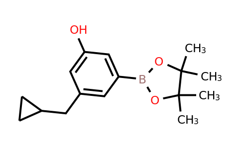 3-(Cyclopropylmethyl)-5-(4,4,5,5-tetramethyl-1,3,2-dioxaborolan-2-YL)phenol