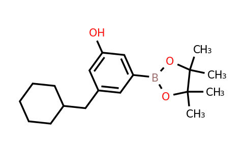 3-(Cyclohexylmethyl)-5-(4,4,5,5-tetramethyl-1,3,2-dioxaborolan-2-YL)phenol